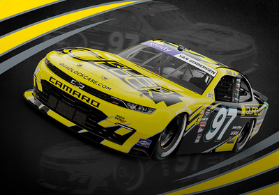 Image: Shane van Gisbergen Takes on Darlington in Iconic Marcos Ambrose Livery