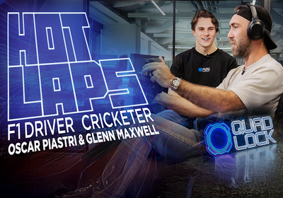 Image: Oscar Piastri & Glenn Maxwell Go Head-to-Head in Quad Lock Hot Laps