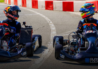Image: QUAD LOCK UNITES F1 STAR OSCAR PIASTRI AND MOTOGP ROOKIE SENSATION PEDRO ACOSTA IN AN EPIC KARTING SHOWDOWN!