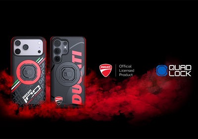 Image: Quad Lock Announces Official Ducati Licensed Case Range