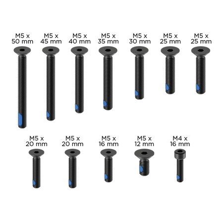 Replacement - PRO Screw Set Black